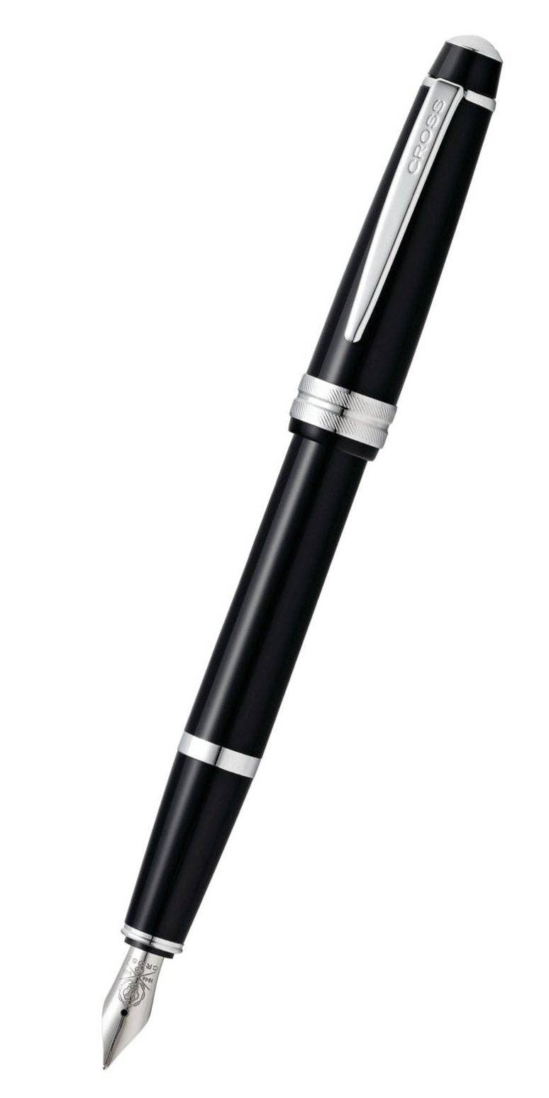 Bailey Light™ Polished Black Resin Extra-Fine Nib Fountain Pen