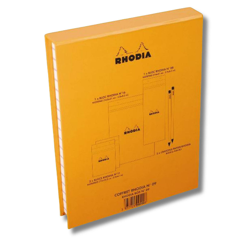 Rhodia "Treasure Box" With Three Pads and Two Pencils