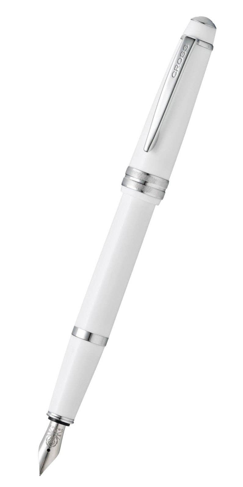 Bailey Light™ Polished White Resin Fine Nib Fountain Pen