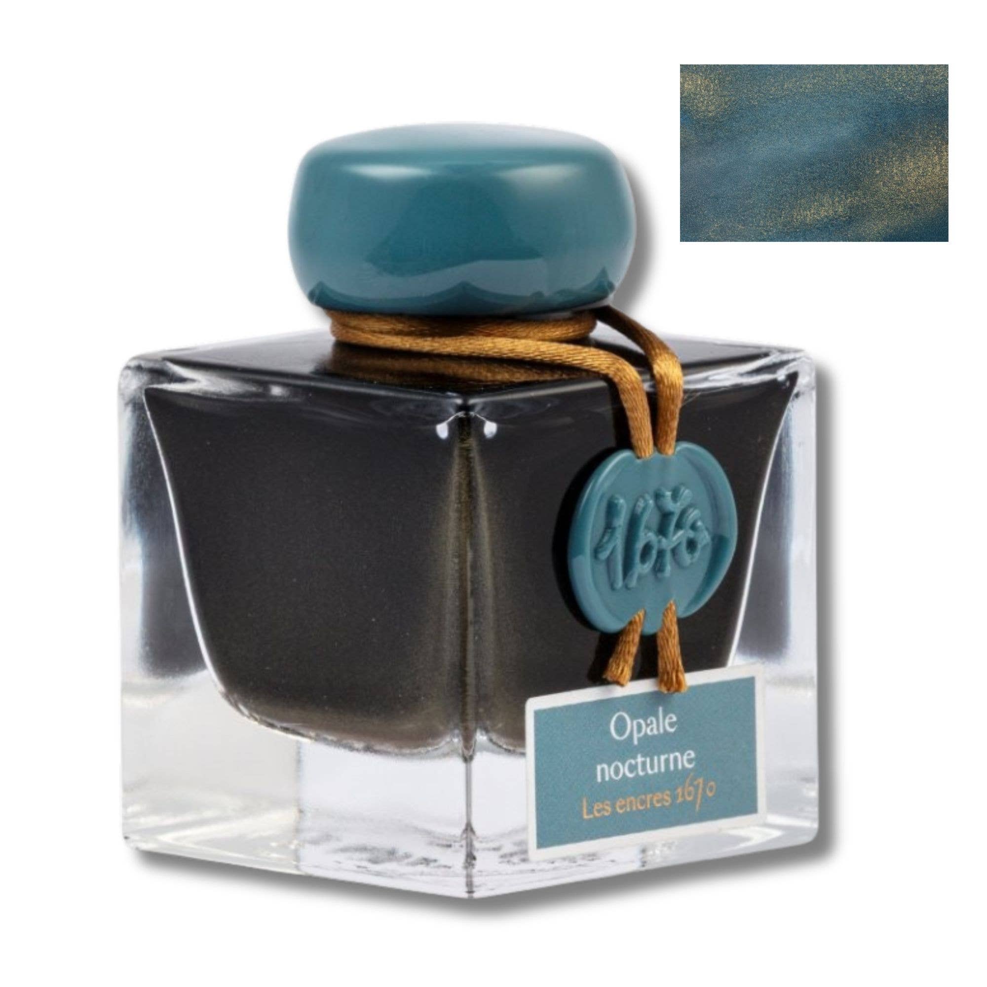 Herbin 1670 Anniversary Inks With Gold Shimmer