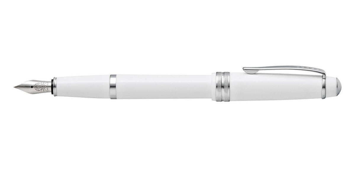 Bailey Light™ Polished White Resin Fine Nib Fountain Pen