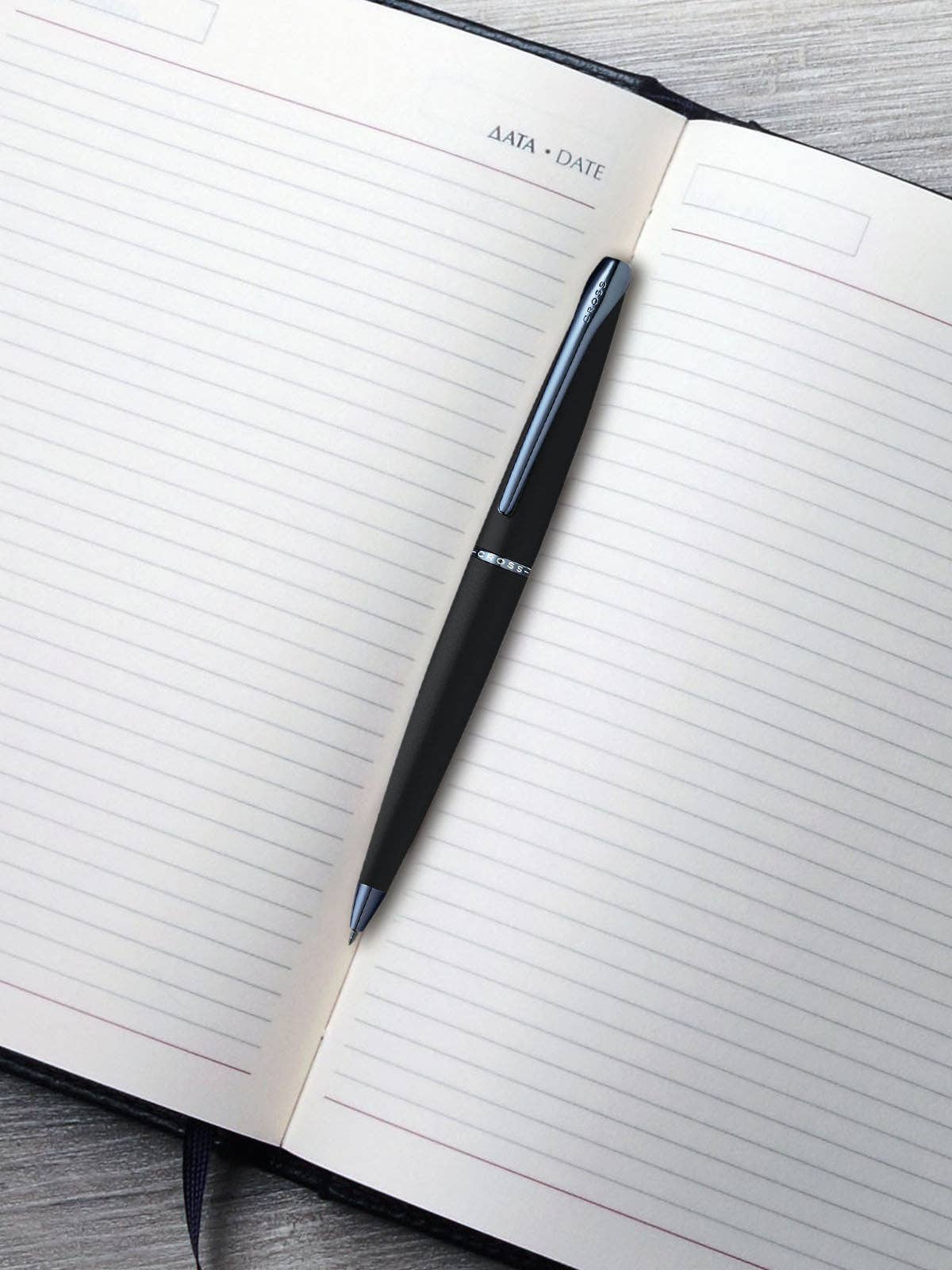ATX® Basalt Black with Blue PVD Ballpoint Pen
