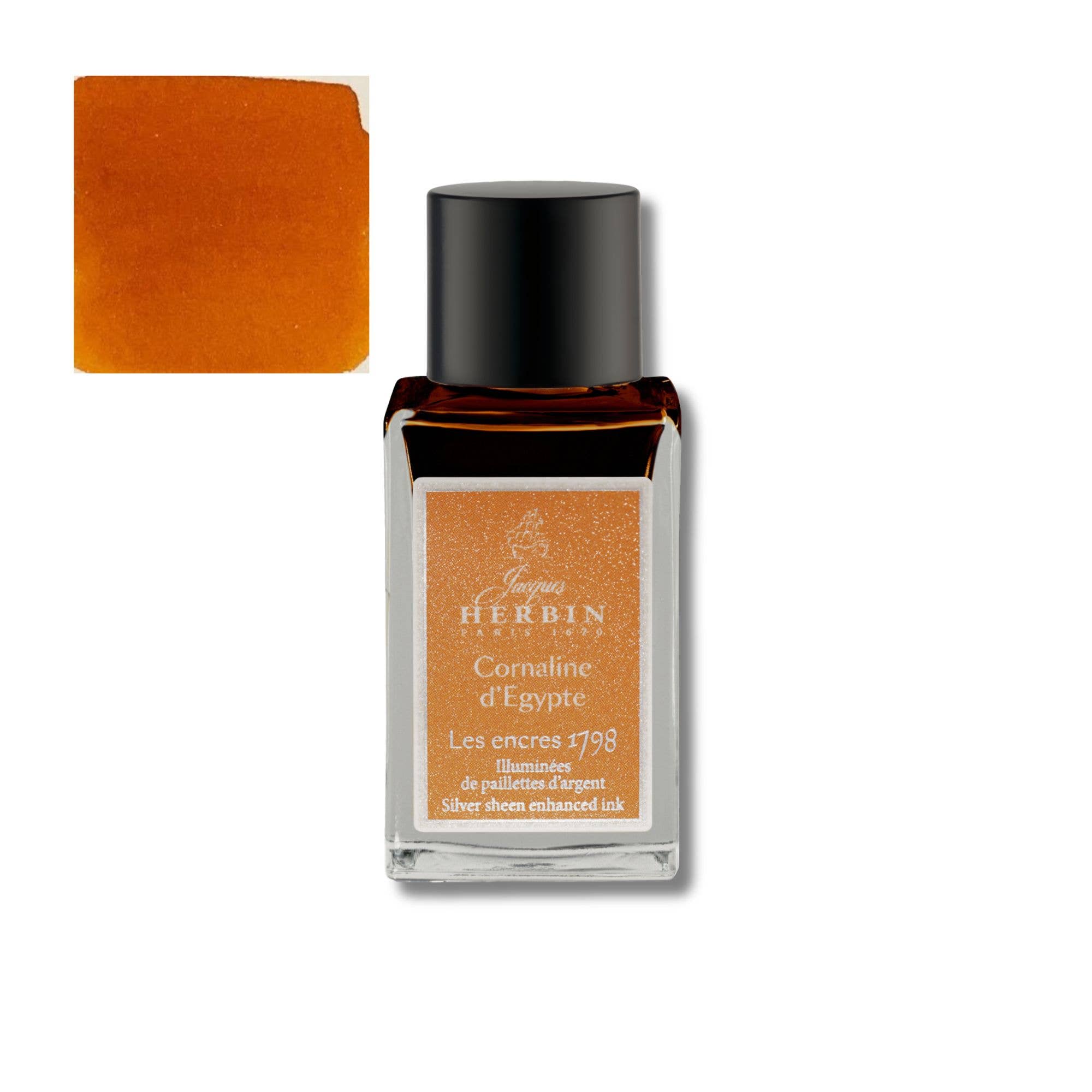 NEW!  Herbin 1798 Anniversary Inks w/ Silver Shimmer - 15ml