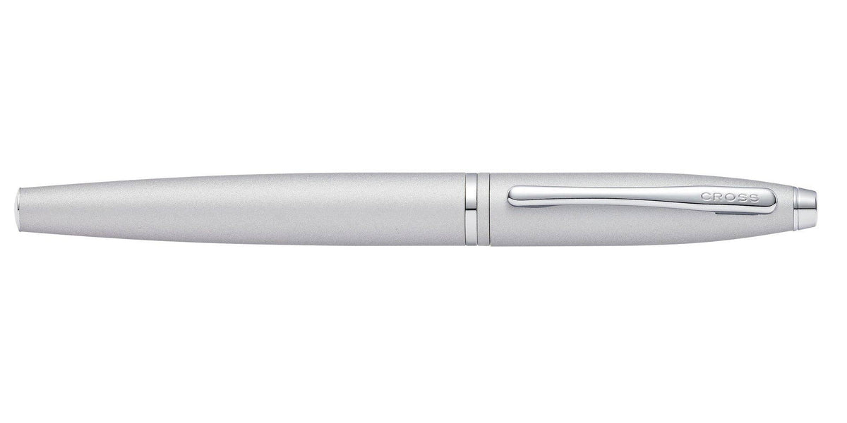 Calais™ Satin Chrome Stainless Steel Fine Nib Fountain Pen