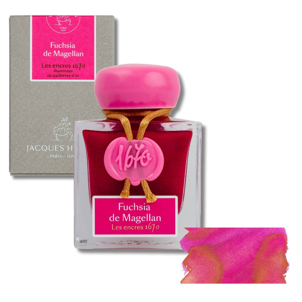 Herbin 1670 Anniversary Inks With Gold Shimmer